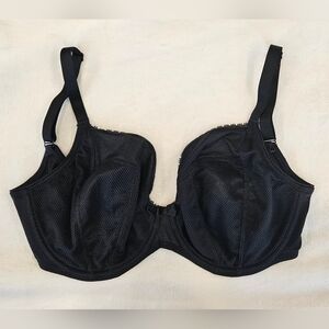 Chantelle Parisian Plunge Bra - 30H, Black, Underwire, Unlined